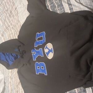 Colosseum BYU Black and Blue Hooded Sweater